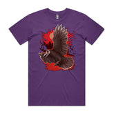Crow on Red T-Shirt